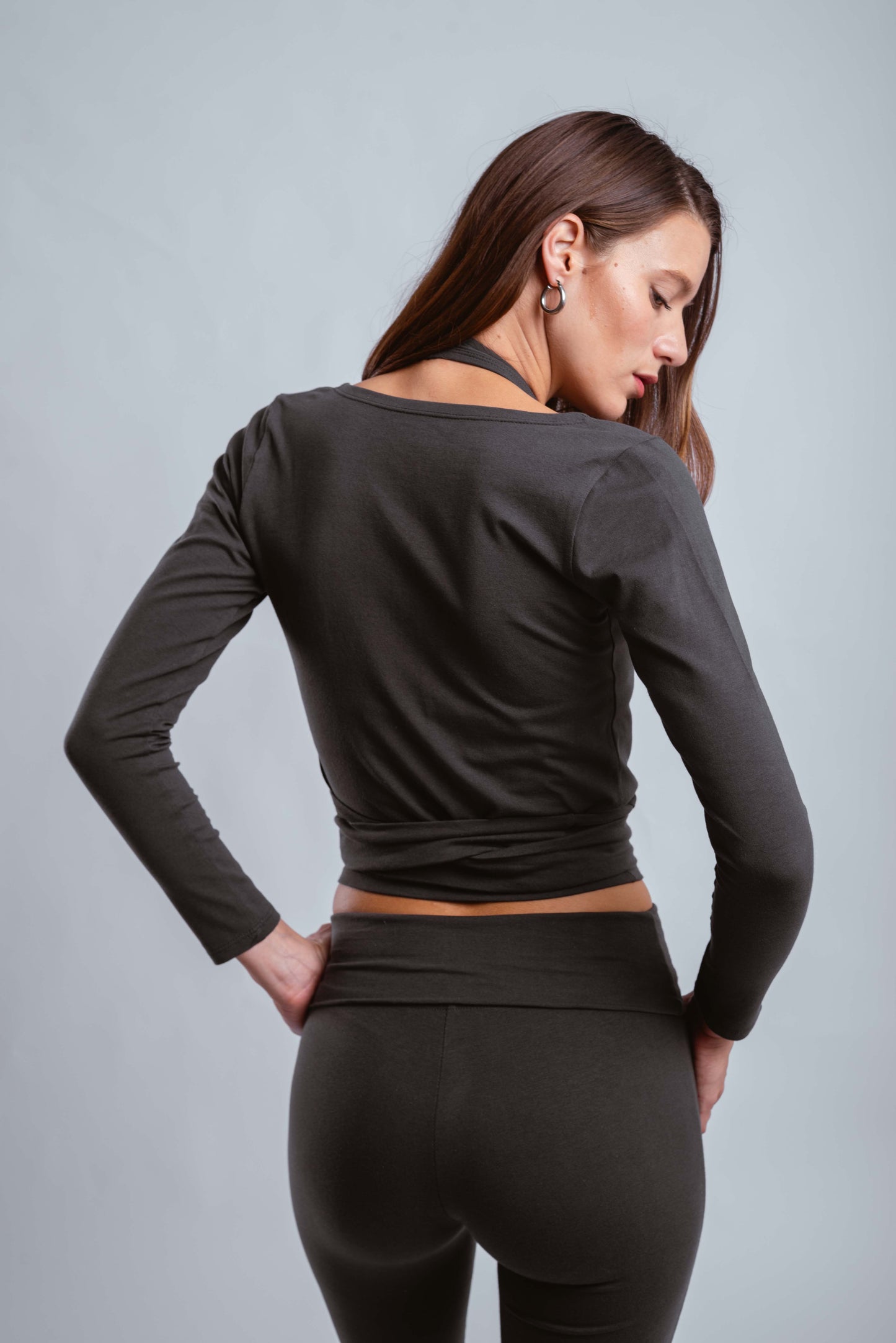 Wrap Bolero Comfyluxe Dark Grey