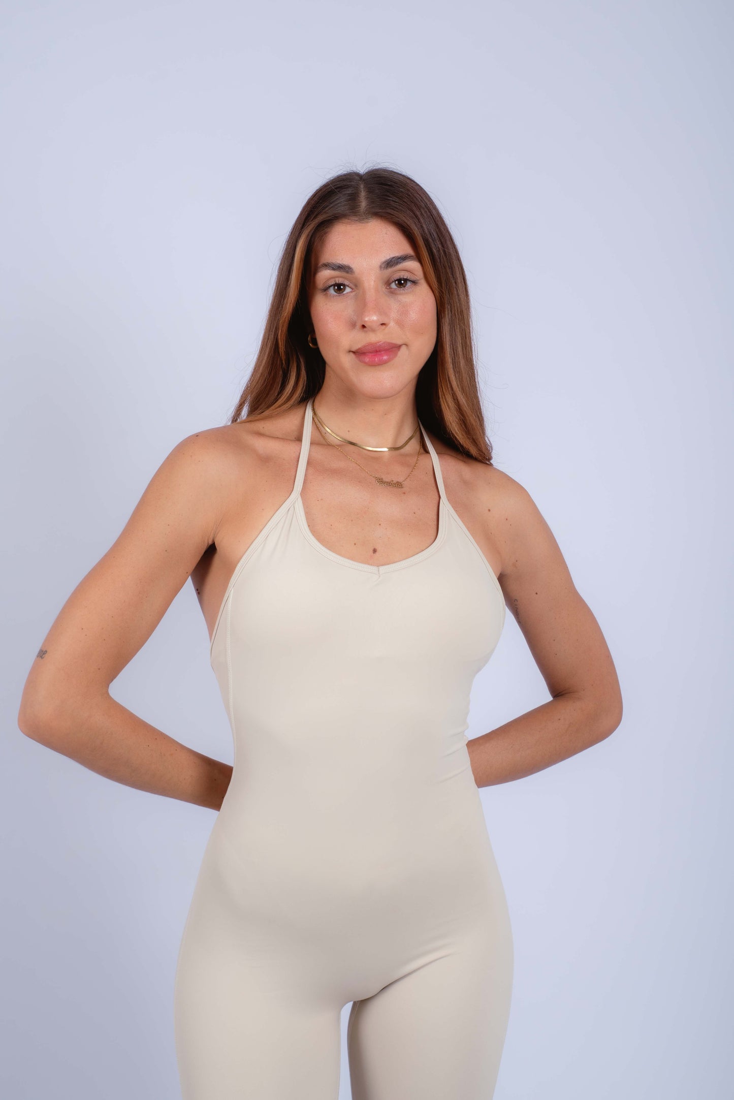 Enterizo Flow Beige