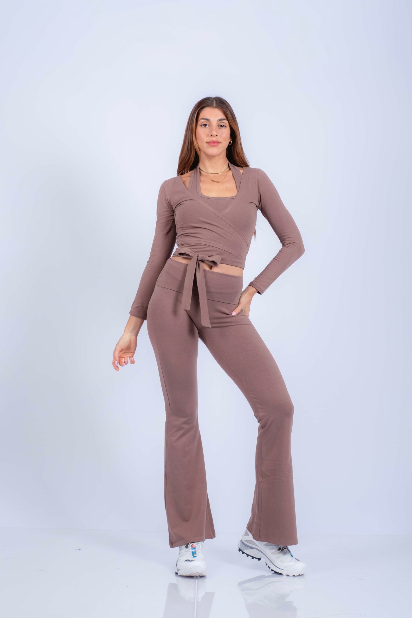 Flare Pants Comfyluxe Mocha