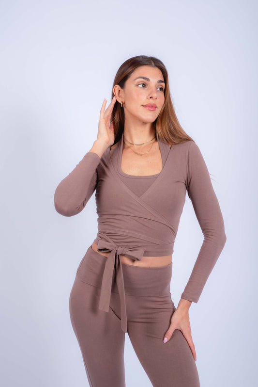Wrap Bolero Comfyluxe Mocha