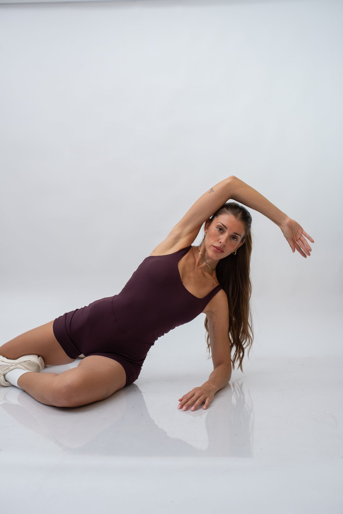 Aura Jumpsuit Wine
