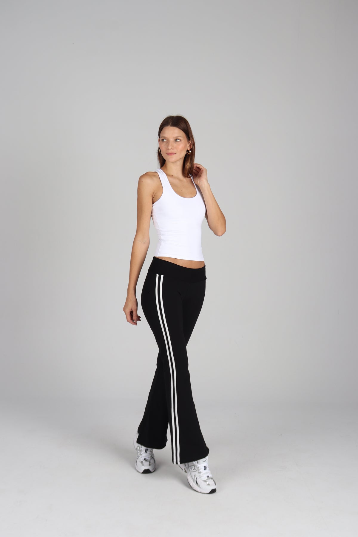 REWIND FLARE PANTS BLACK & WHITE