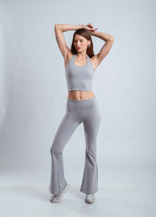 Flare Pants Comfyluxe Silver