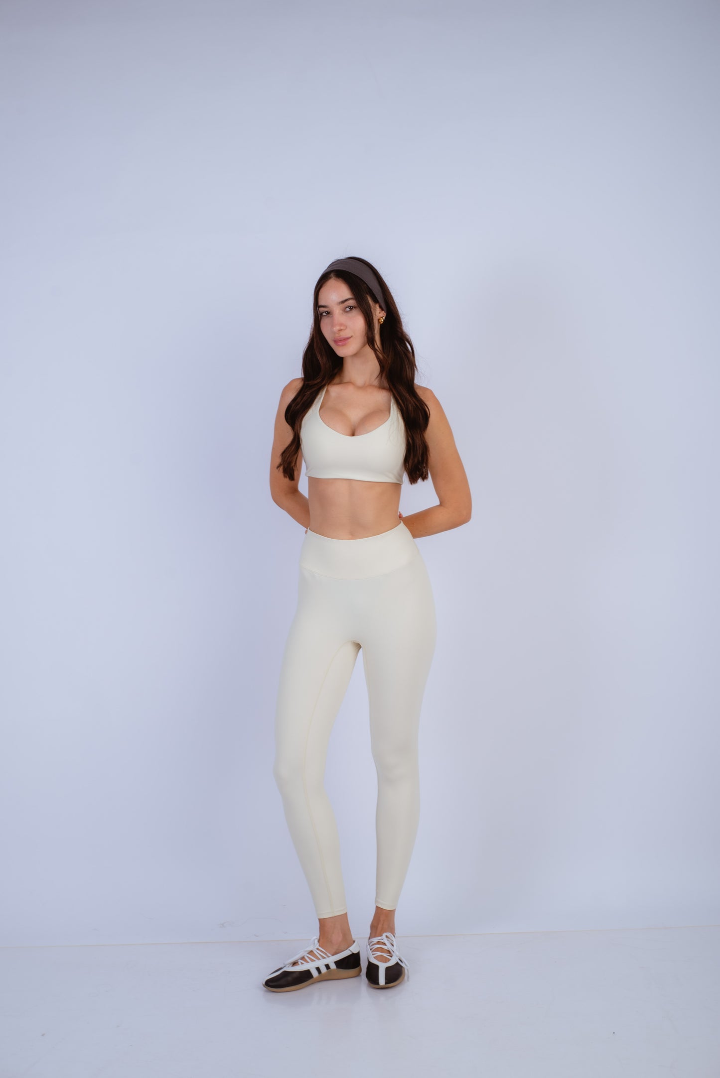 Ultimate Sculpt Leggings Cool Ivory