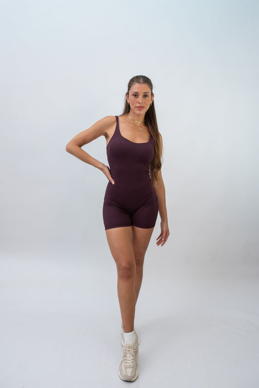 Aura Jumpsuit Wine