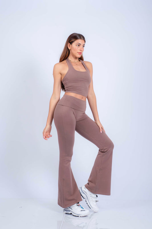 Flare Pants Comfyluxe Mocha
