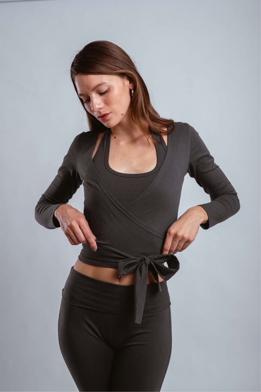 Wrap Bolero Comfyluxe Dark Grey